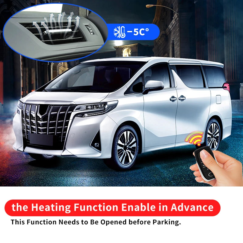 Remote Key Starter,For Toyota Alphard Vellfire  30 Series 2015-2023 Interior Upgraded Modification accessories 2022 2021 2020