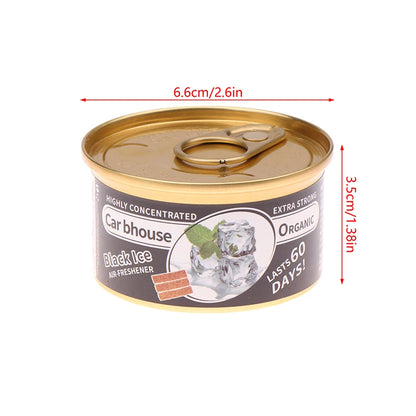 Creative Car Aromatherapy Wooden Blocks Canned Deodorizing Fiber Air Freshener Coffee Fruits Flavor Interior Deodorant Supplies