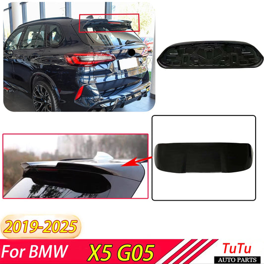 Rear Top Wing Spoiler for BMW X5 G05 2019-2025 Car Roof Lip Tail Fin Guard Board External Decoration Cover Body kits Tuning