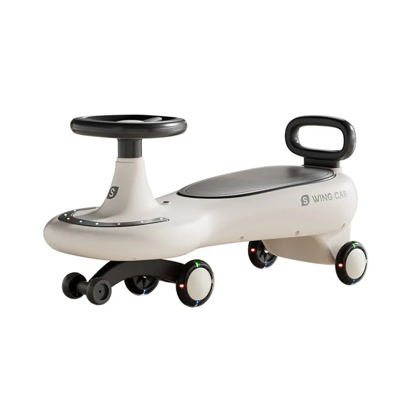 Kids Twist Car Anti Tip 360 Swivel Silent Glow Wheels Rideable Adult Seating Boys Girls Baby Child Twisting Car Anti Rollover