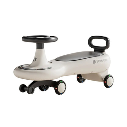 Kids Twist Car Anti Tip 360 Swivel Silent Glow Wheels Rideable Adult Seating Boys Girls Baby Child Twisting Car Anti Rollover