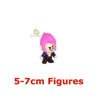 24pcs Anime Mini Figures Accessories Charms Poco Spike Nita Cute Cartoon Heroes Model Toys Game Collectibles for Children Gift