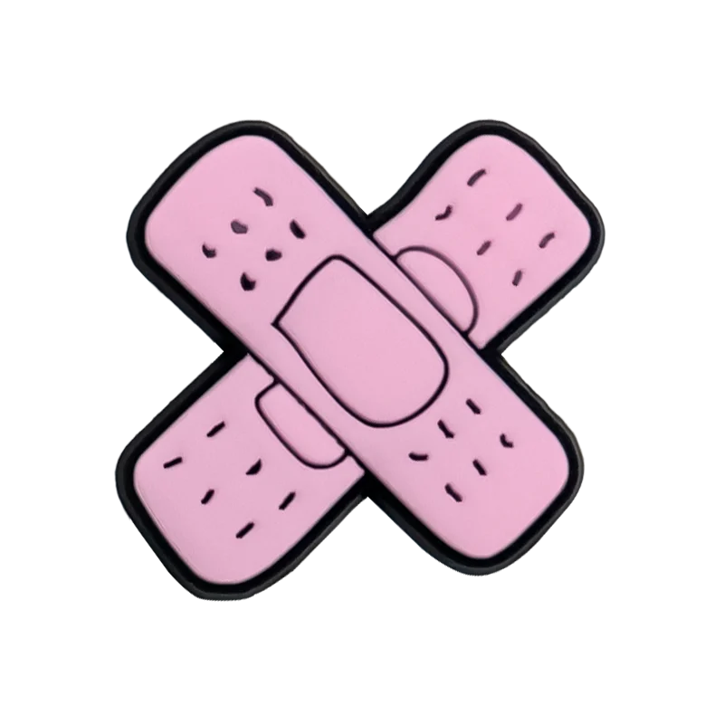 1/50PCS Pink Style Alphabet Women Shoe Charms Accessories Pins for Clog Fashion Women Shoe Buckle Decorations Tote Bag Pendant