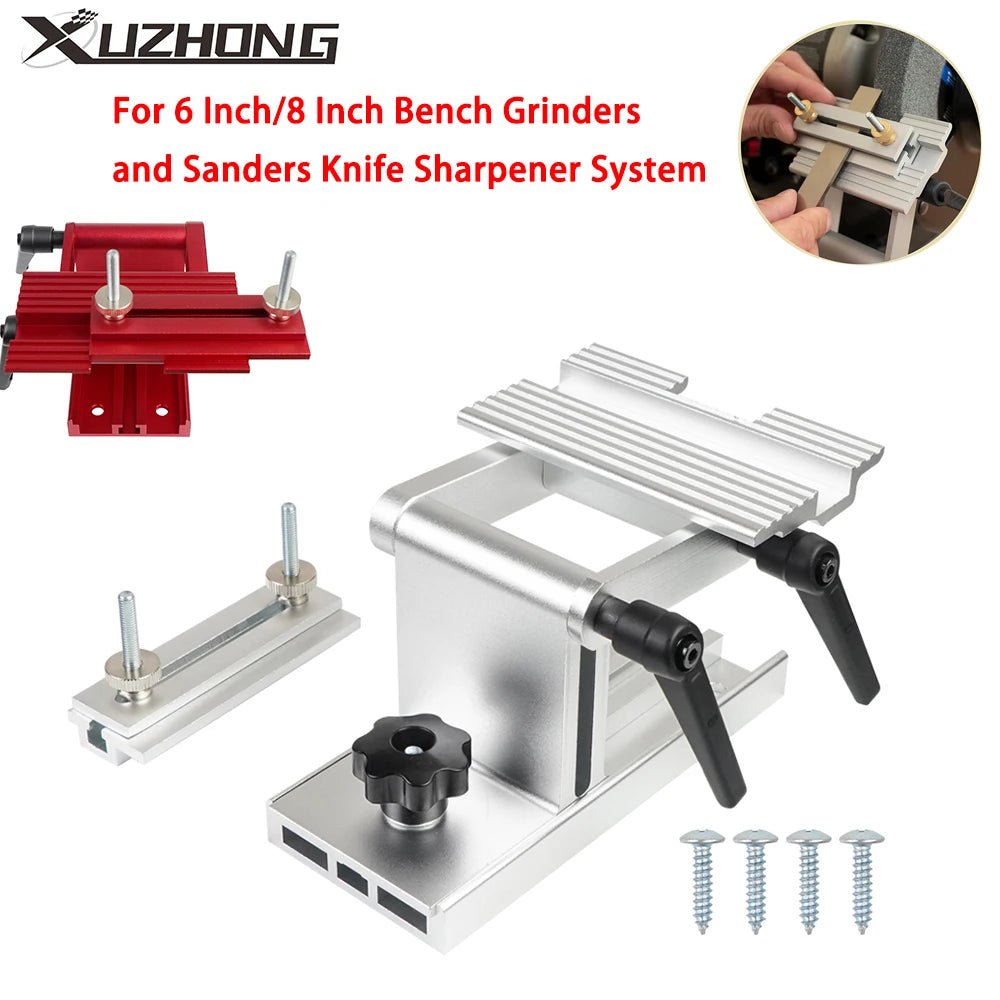 Adjustable Replacement Tool Rest Sharpening Jig for 6 inch, 8 inch Bench Grinders Knife Sharpener System Tool