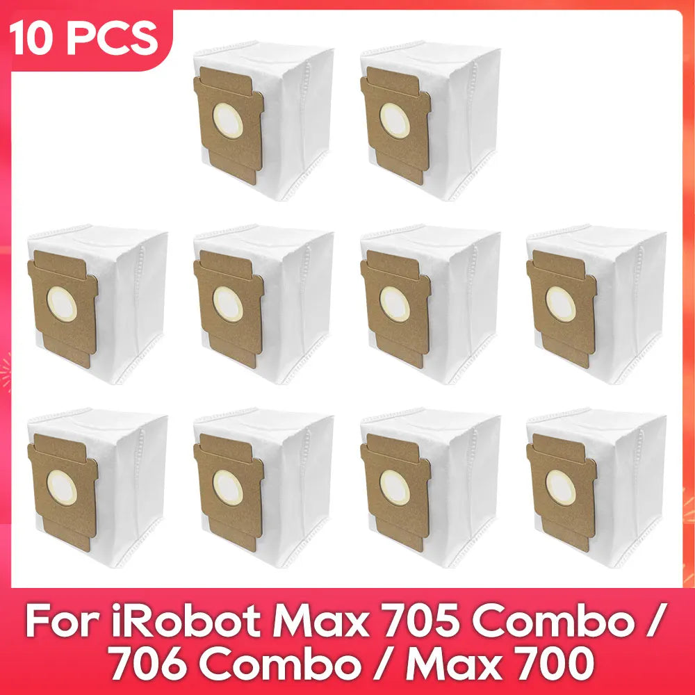 Fit For ( iRobot Romba Max 705 Combo / 706 Combo / Max 700 Series Combo ) Main Side Brush, Filter, Roller Mop, Dust Bag Part