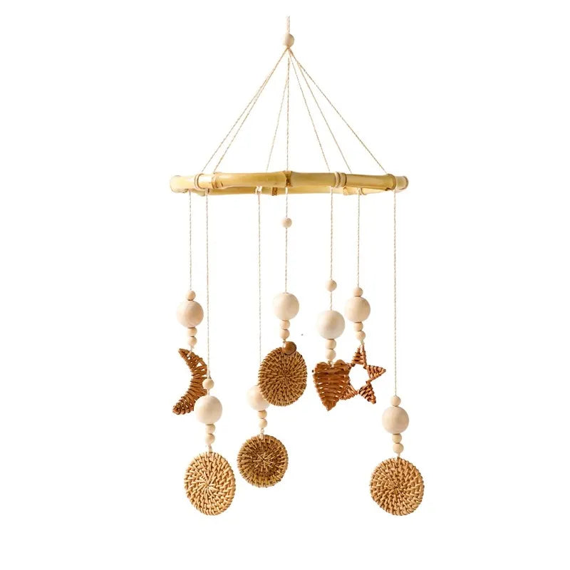 Baby Rattle Toy 0-12 Months Wooden Mobile On The Bed Newborn Music Box Bed Bell Hanging Toys Holder Bracket Infant Crib Boy Toys