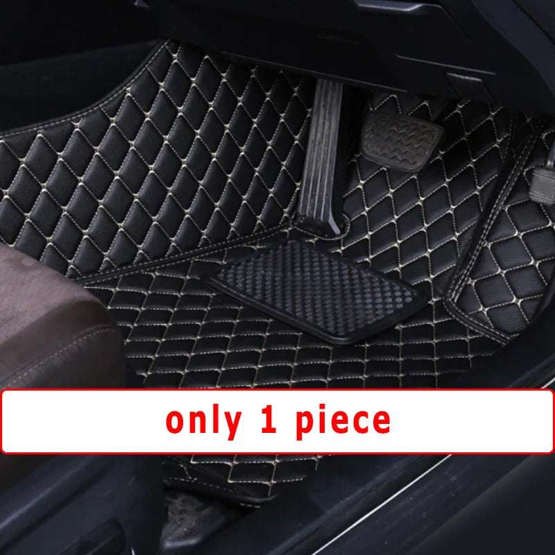 RHD Car Floor Mats For Toyota Highlander XU50 Kluger 2014 2013 2012 2011 2010 2009 (5 Seater) Auto Carpet Accessories Interior