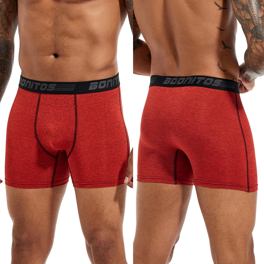 6pcs Men's panties Highly elastic Boxers man Underwear sexy Male underpants Brand Hot new Homme boxershorts Polyester Trunks Gif