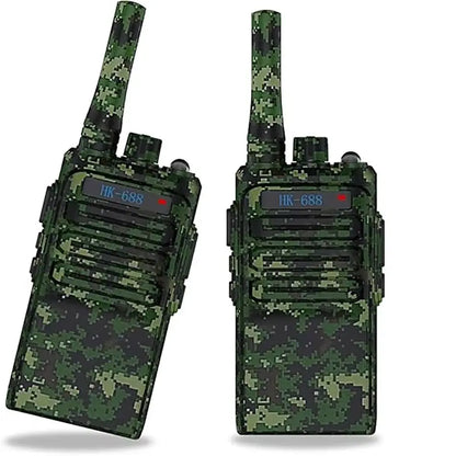 2 Pack Kids Walkie Talkies, 3KM Long Range Two Way Radio, 16 Channels Easy Operation Toy for Boys Girls 3-12 Years Old