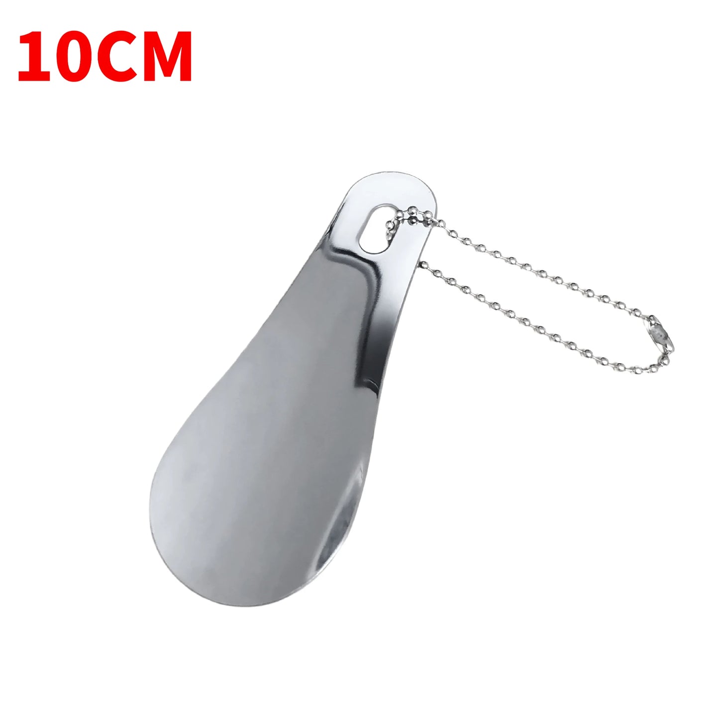 long handle shoe horn, portable shoe lifter, shoe wearing helper for elderly, metal shoe spoon, household footwear accessory