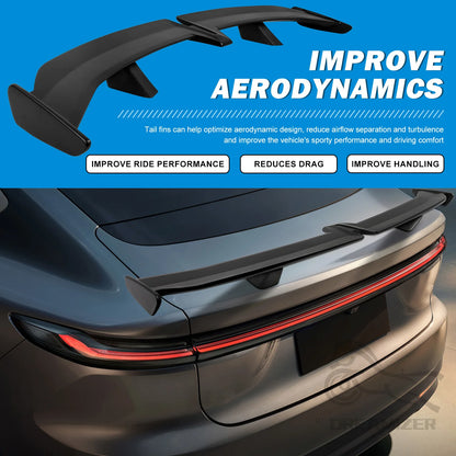 Universal Rear Spoiler MG6 PRO Style ABS Racing Spoiler Wing Rear Trunk Spoiler Wing Lid Tail Hatchback Sedan Coupe Convertible
