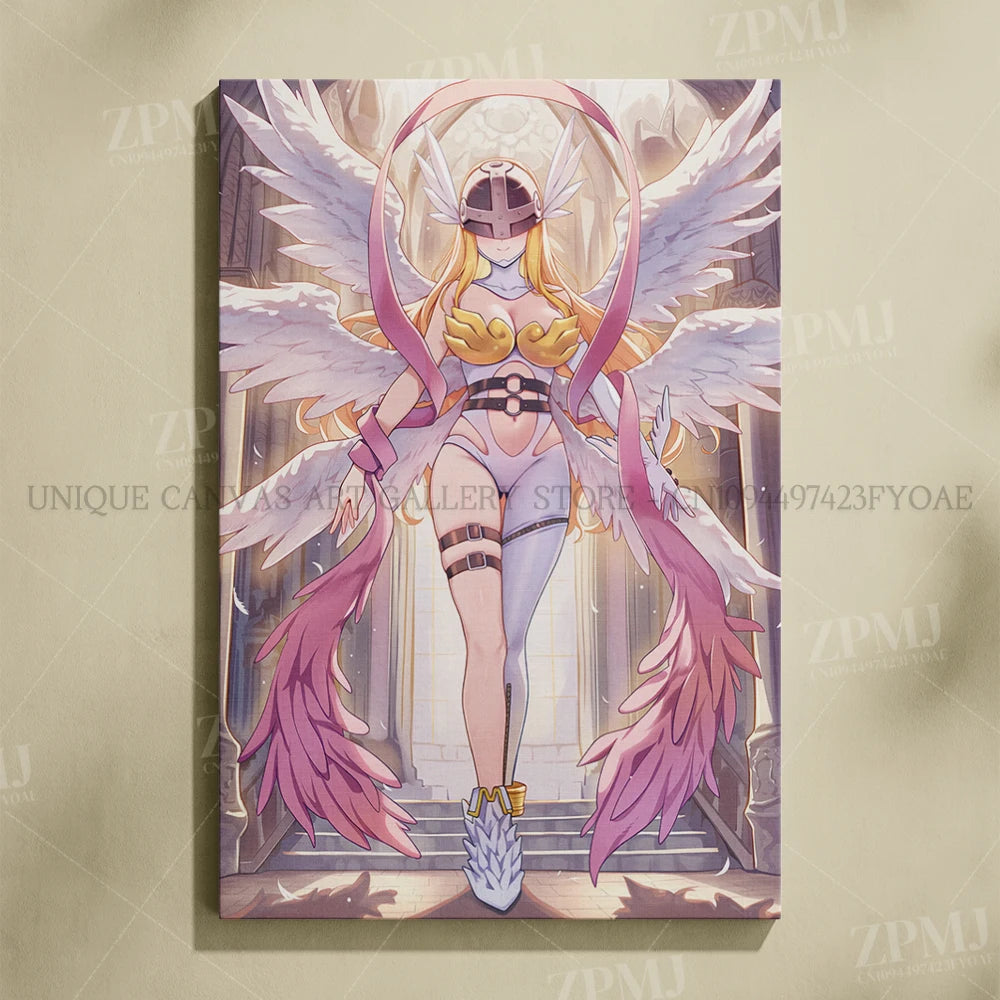 Japanese Anime Canvas Wall Art Digimon Digital Monsters Home Decorative HD Print Poster Painting Modern No Frame For Living Room