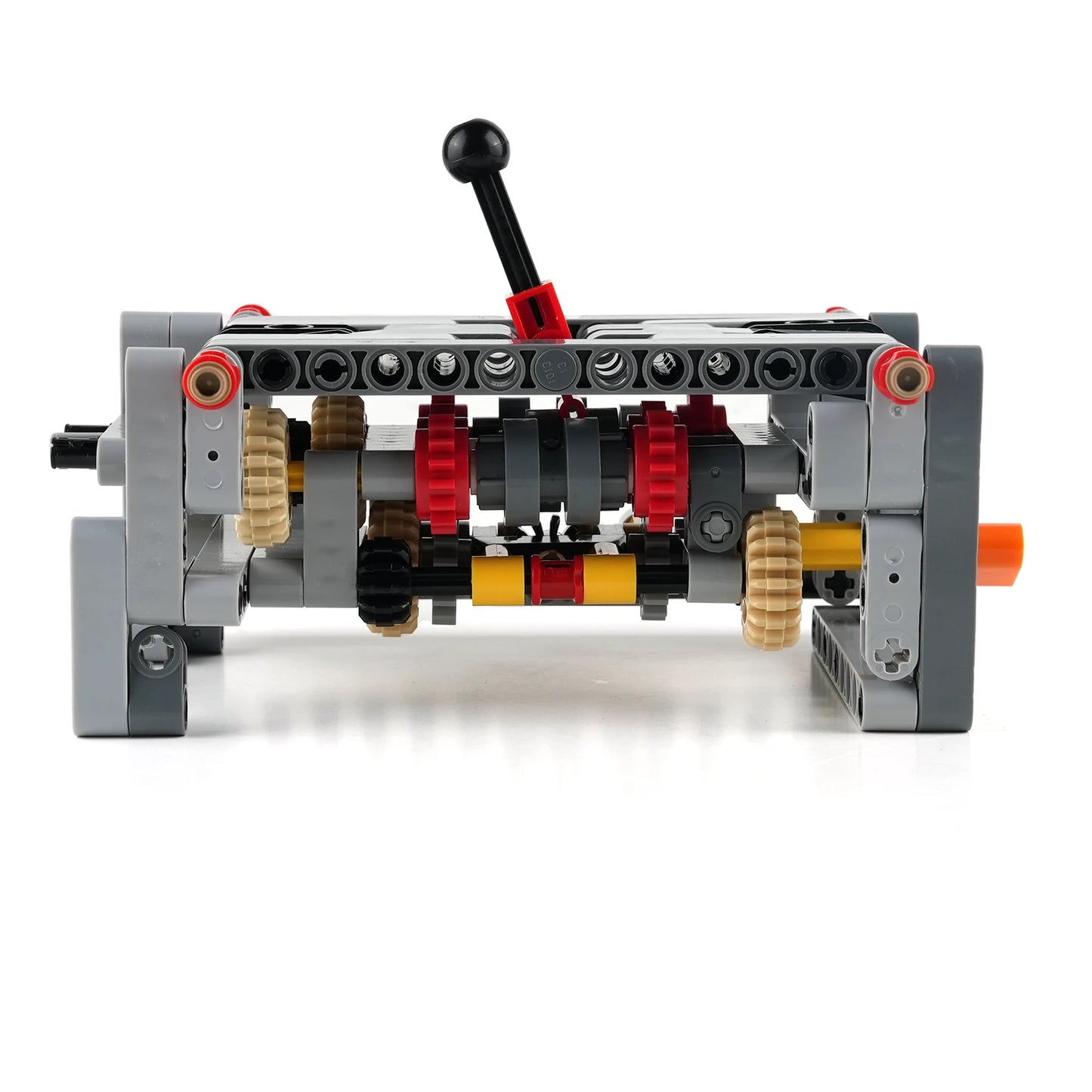 MOC 5 Speed with Reverse Gearbox Technology Modified Parts Building Blocks Transmission Model Kids Education Toy Creative Gift