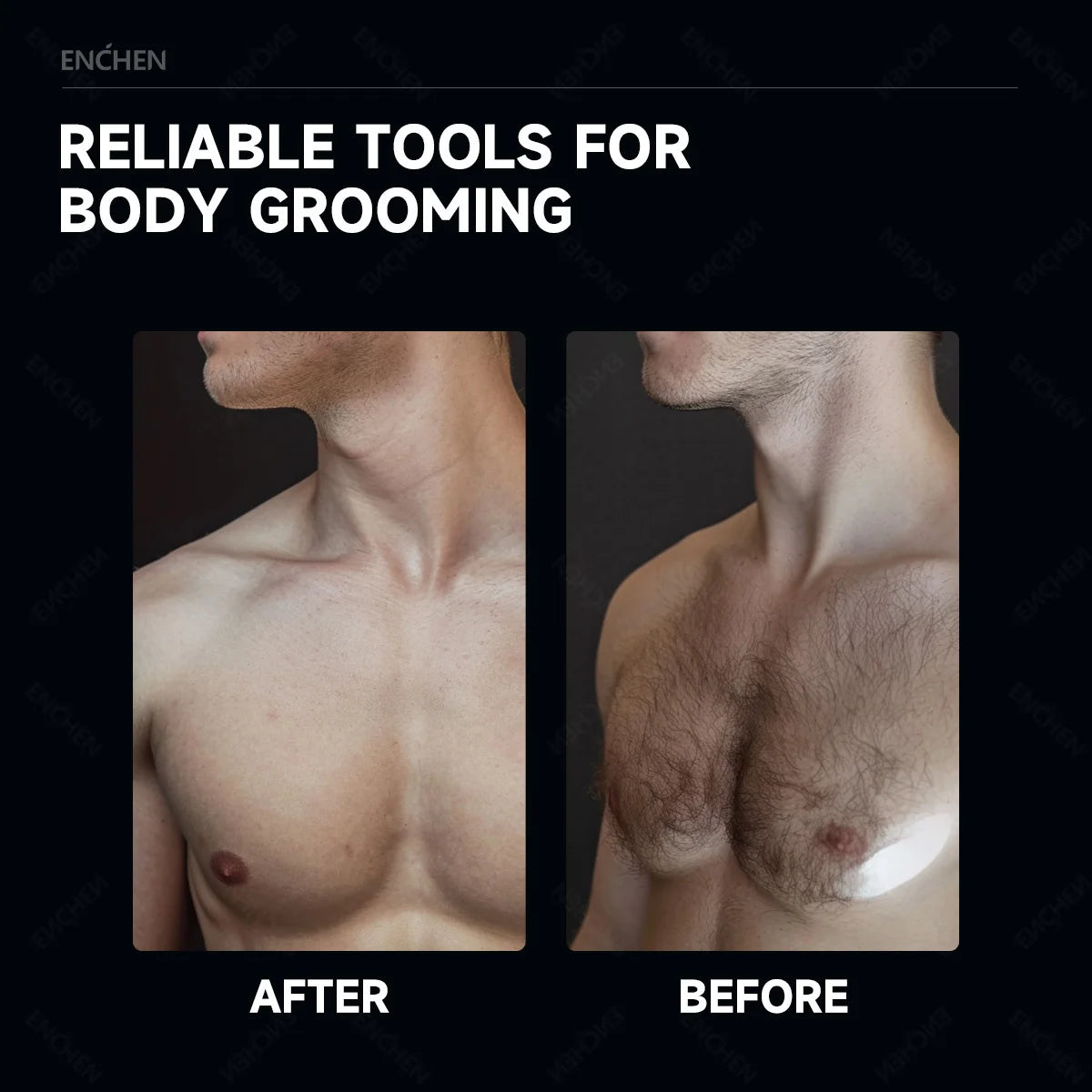 ENCHEN SPARK 2 Trimmer For Groin &Body Grooming With Skin-safe Blade Digital Display Screen100% Waterpoof