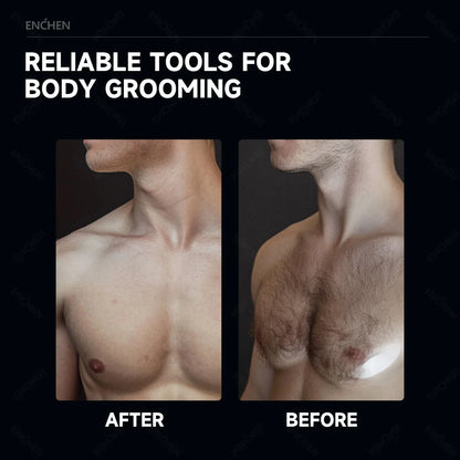 ENCHEN SPARK 2 Trimmer For Groin &Body Grooming With Skin-safe Blade Digital Display Screen100% Waterpoof
