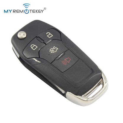 MYREMOTEKEY Flip Smart Key Fob Remote Control ID49 315/433/868/902MHz For Ford F150 Ranger 2015 - 2018 Escort Fusion 2013-2016