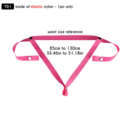 FRRK ABS Mini Clitoris Chastity Cage Three-Way Harness Belt Pearl Decor Intimate Restraint Wearable Gear For Adult 18+ Men