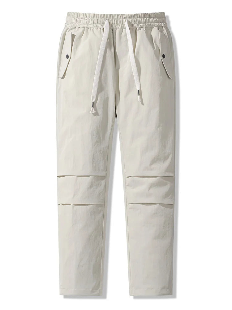 Winter Puffer Warm Pants 90% White Duck Down Padded Straight Trousers Male Windproof Waterproof Snow Cold Thermal Casual Pants
