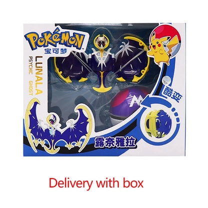 Pokemon Figure ball transform Action Gyarados Charizard Venusaur Blastoise Mewtwo Pikachu Mew Snorlax Poke ball Pokeball gift