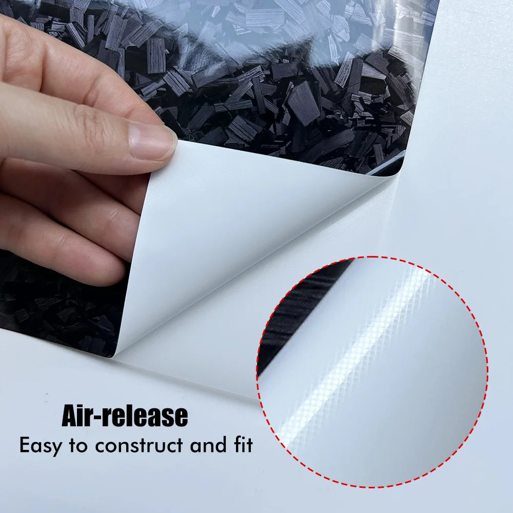 Glossy Red Forged Carbon Fiber Vinyl Wrap Film Self Adhesive Waterproof Decal Sticker For Car Motorcycle Scooter Auto Accessorie