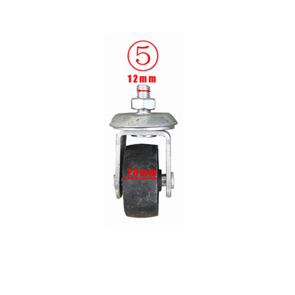 3T Horizontal Hydraulic Jack Accessories - 2.5Tons 3 Tons Torsion Spring Universal Wheel Pallet Front Wheel for Workshop Repair