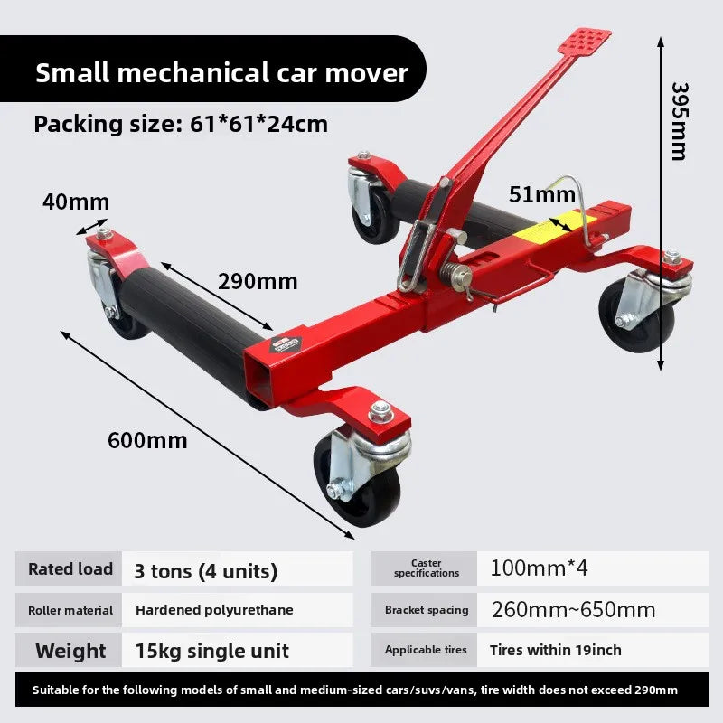 Manual Car Lifter Hydraulic Tow Truck Jacks Mechanic Rescue Vehicle Move Tool for Accident Recovery Towing Vehicle Moving Tool
