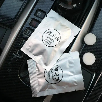 5-10PCS Car Air Vent Fragrances Flavor Diffuser Air Freshener Tablets Refill Solid Perfume Tablets Car Interior Accessories