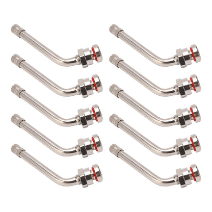 10 Pcs Tire Valve Stems Truck Tire Valve Stems TR545D 60 Degree Valve Stem for Alcoa 22.5inch 24.5inch Aluminum Wheels TR545D
