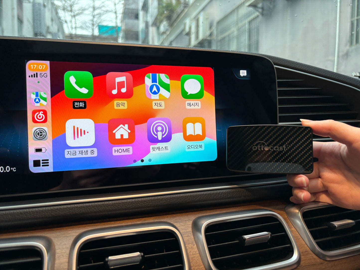 OTTOCAST Play2Video Pro Ai Box Wireless CarPlay Android Auto Adapter Built in  Netflix YouTube IPTV Video Box for 98% of Cars
