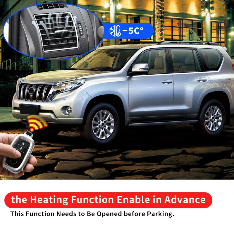 Remote Key Starter,For Toyota Land Cruiser Prado 150 2010-2024 2023 Interior Upgraded Modification accessories,body kit LC150