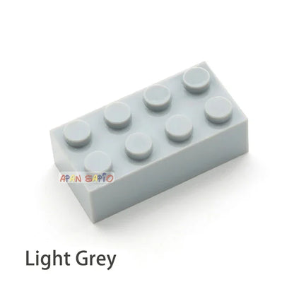 300pcs 2x4 Dot DIY Building Blocks Thick Figures Bricks Educational Creative Size Compatible With 3001 Plastic Toys for Children