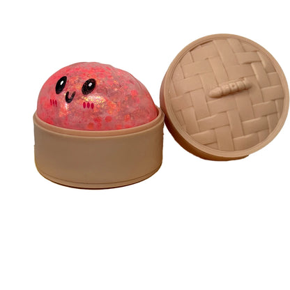 Blind Box Colorful Simulated Dumpling Squishy Relaxing Relieve Anxiety Antistress Enhance Happiness Rebound Squeeze Reliever Toy