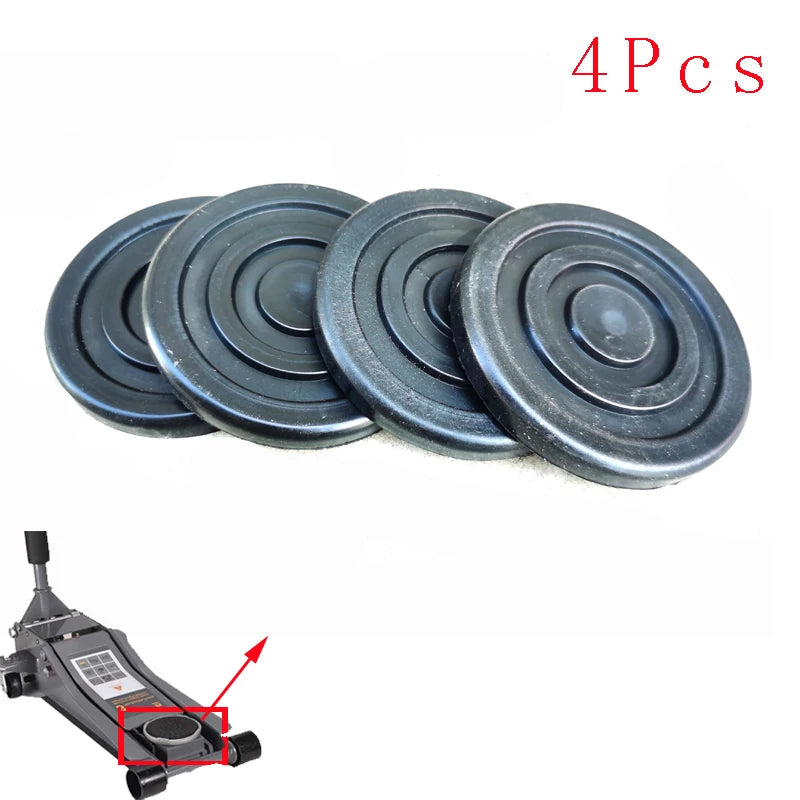 Universal Car Lift Jack Stand Rubber Pads Floor Slotted Car Jack Rubber Pad Frame Protector Adapter Jacking Tool