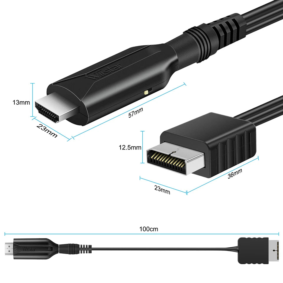 PS2 to HDMI Converter Adapter, PS2 to HDMI Cable PS2 to HDMI Support 1080P, Connecting a PS2 to a Modern TV with HDMI