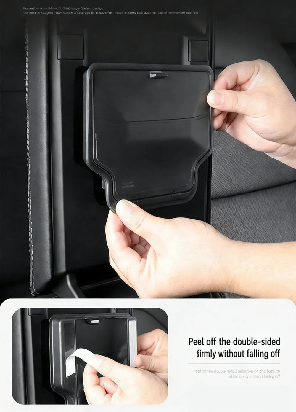Interior Storage Organizer Fits Tesla Model Y Juniper 2026 Model YL Translucent ABS Console Box 2/4/6PCS Custom-fit Silicone Mat
