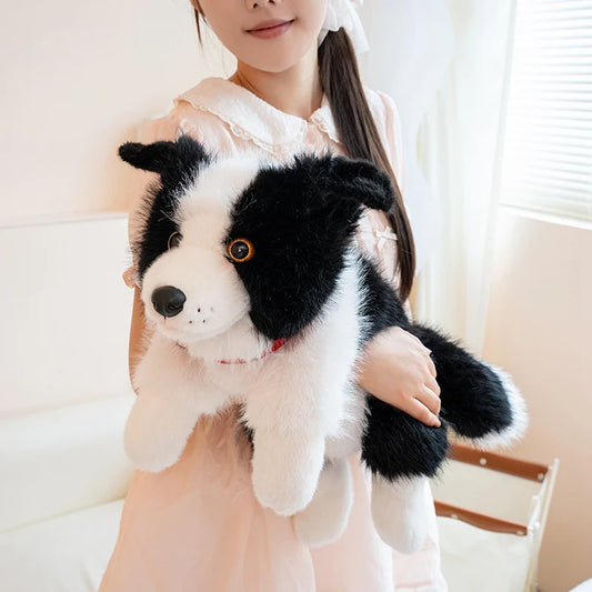 Border Collie Plush Toys Simulated Dog Stuffed Doll Exquisite Home Decor Toys Kawaii Accompany Toys Birthday Surprise Gifts