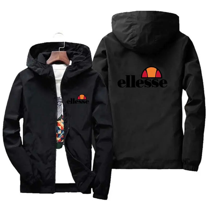 2026 spring and autumn new windbreaker mountaineering raincoat printed letters men's jacket coat