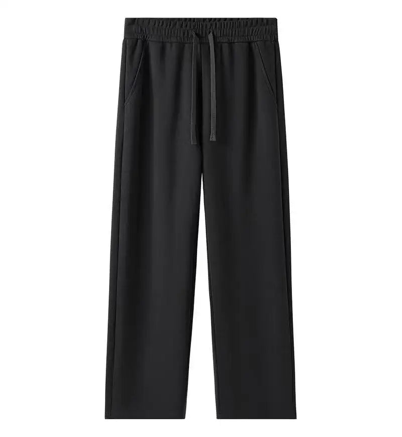 2026 New Cotton Men's Spring Autumn Training Straight Sweat Pants Mid-Season Casual Couple Pants 5Color