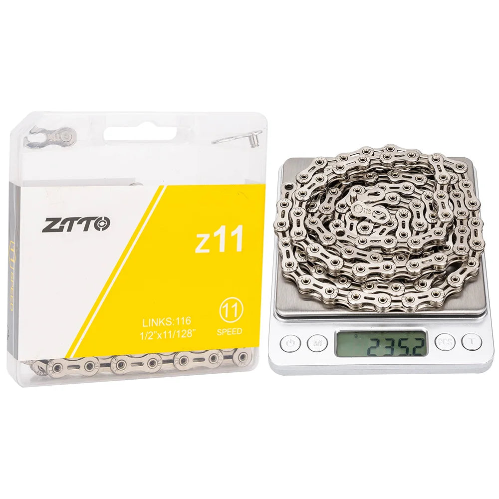 ZTTO MTB Road Bike 11 Speed Chain Current 11v Bicycle Missing Link 11S Power Lock High Quality 116 Links For K7 System