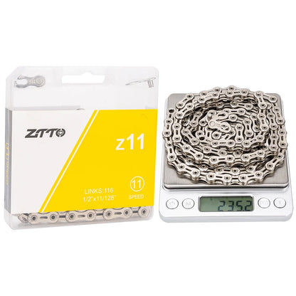 ZTTO MTB Road Bike 11 Speed Chain Current 11v Bicycle Missing Link 11S Power Lock High Quality 116 Links For K7 System