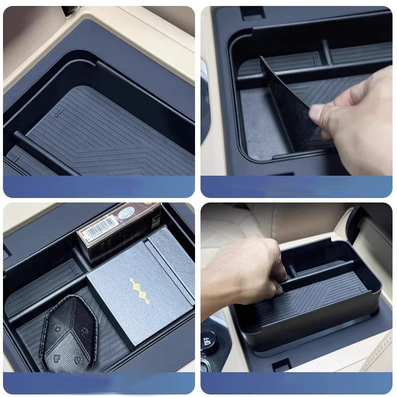 For Byd Equation Leopard 8 2025 ABS Central Control Armrest Box Storage Box