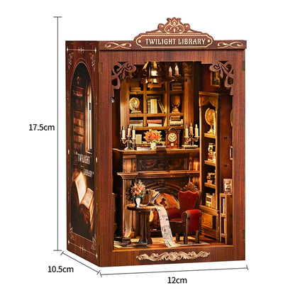 3D Japanese Grocery Store DIY Dollhouse Kit with LED Light Detailed Furniture Handmade Assembly Model Birthday Gift Home Decor