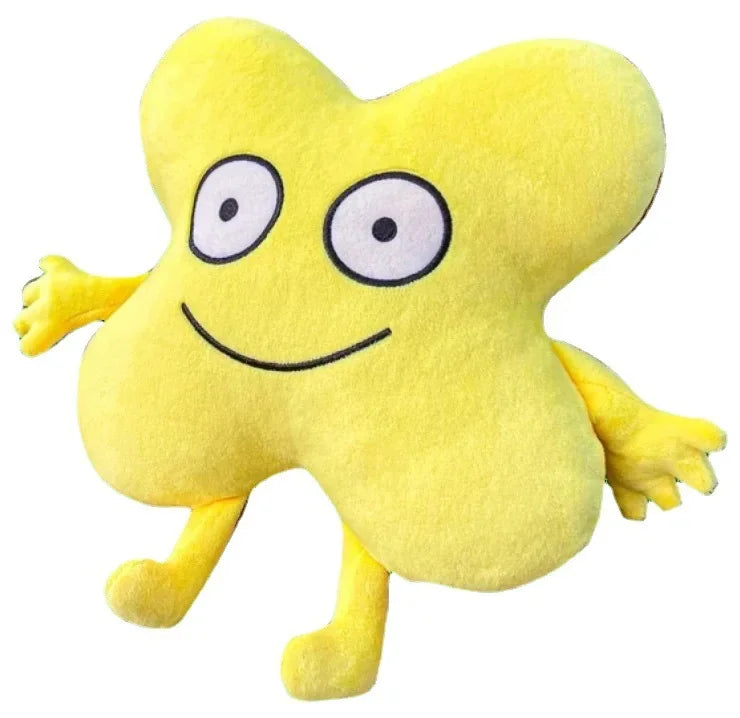 Bfdi Four Plush Doll Game Battle for Dream Island Cosplay Plushie Toy Number Flower Woody Coiny Firey Lollipop Soft Kids Gift