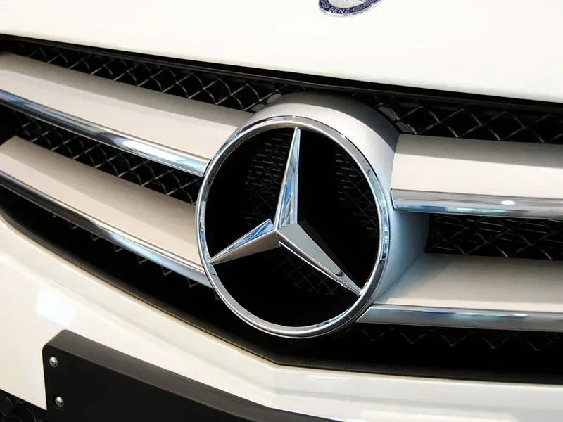 For Mercedes Benz 3D Car Grill Emblem Star Badge Front Grill Logo W204 W205 W213 X253 A B C E S CLA GLB GLC GLE GLS Accessories1