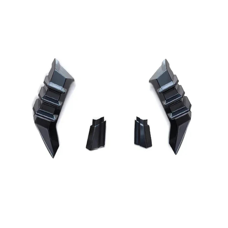 Rear Diffuser Rear R Style Spoiler for Honda Civic 2016-2021 10th Hatchback FK4 FK7 Modification Body Kit Lower Bumper Guard
