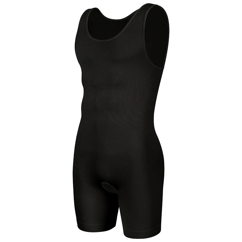 Mens Sleeveless Full Body Shaper Underwear Slimming Compression Seam-free Bodysuit Shapewear Tummy Control Fajas Para Hombres