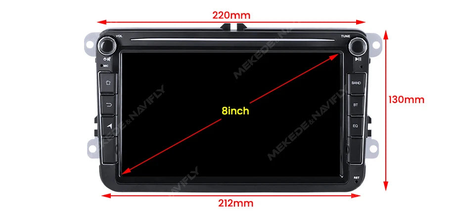 MEKEDE Android Autoradio For Volkswagen Passat b6 b7 golf 5 6 Polo Jetta Skoda Car Radio Multimedia PlayerGPS WiFi RDS Carplay