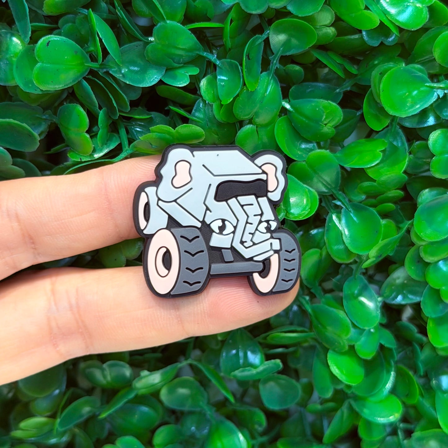 20-100Pcs Monster Off-road Vehicle PVC Shoe Charms Shark Cool Car Clog Buckle Decorations DIY Boys Wristband