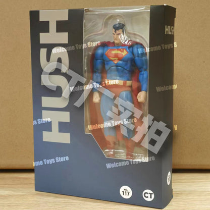 In Stock Ct Toys Superman Hush Mafex 117 Super Man Batman Dc Bat Man Anime Action Figure Moedel Figurine Gifts Toys