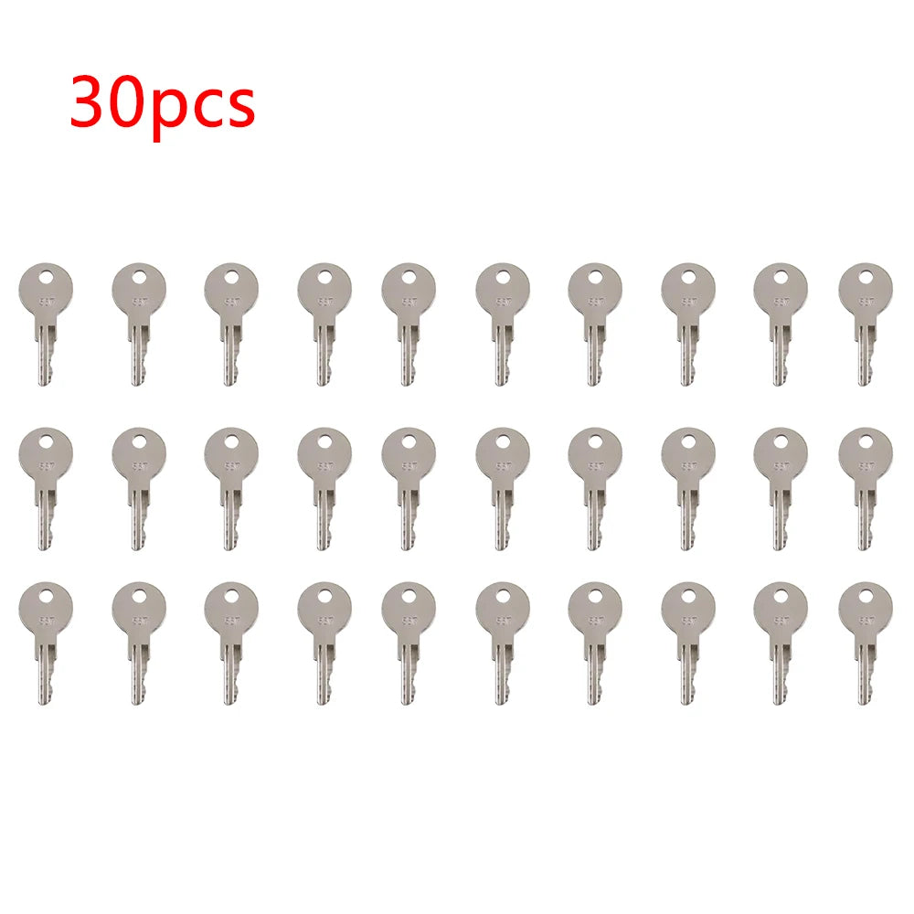 1/5/10/30/50PCS 587 Key For JLG Heavy Construction Equipment 7012587 Ignition Starter Key 587 ELI80-0106
